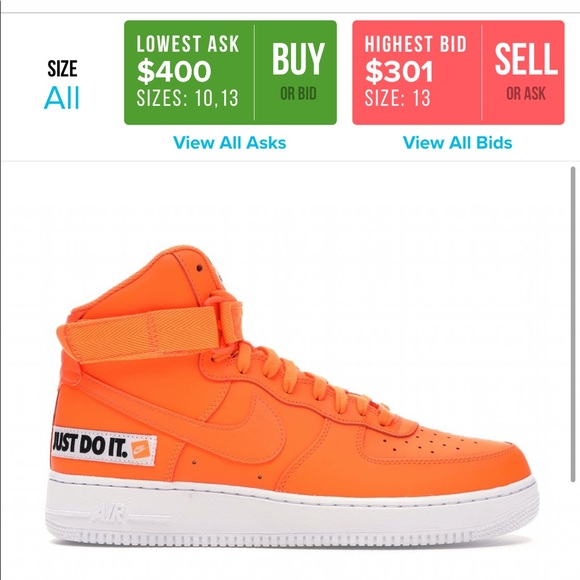 Just Do It Pack Orange AF1 - Picture 1 of 7
